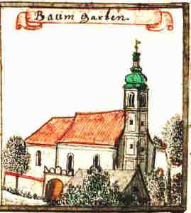 Baumgarten - Kościół, widok ogólny